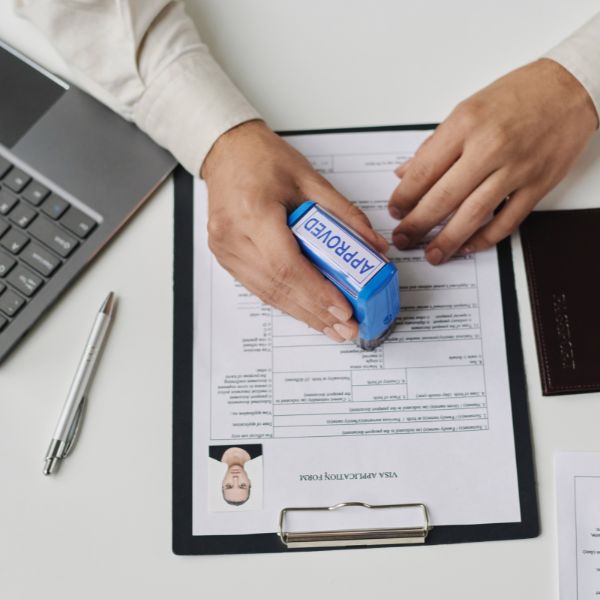 Specialist of Visa Center Approving Visa